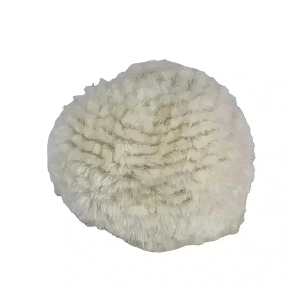 VINTAGE HAT HANSEN FAUX FUR WHITE WINTER MADE IN THE USA ADJUSTABLE CAP - Picture 13 of 16